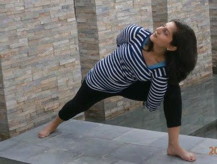 Yoga Pose: Side bending pose