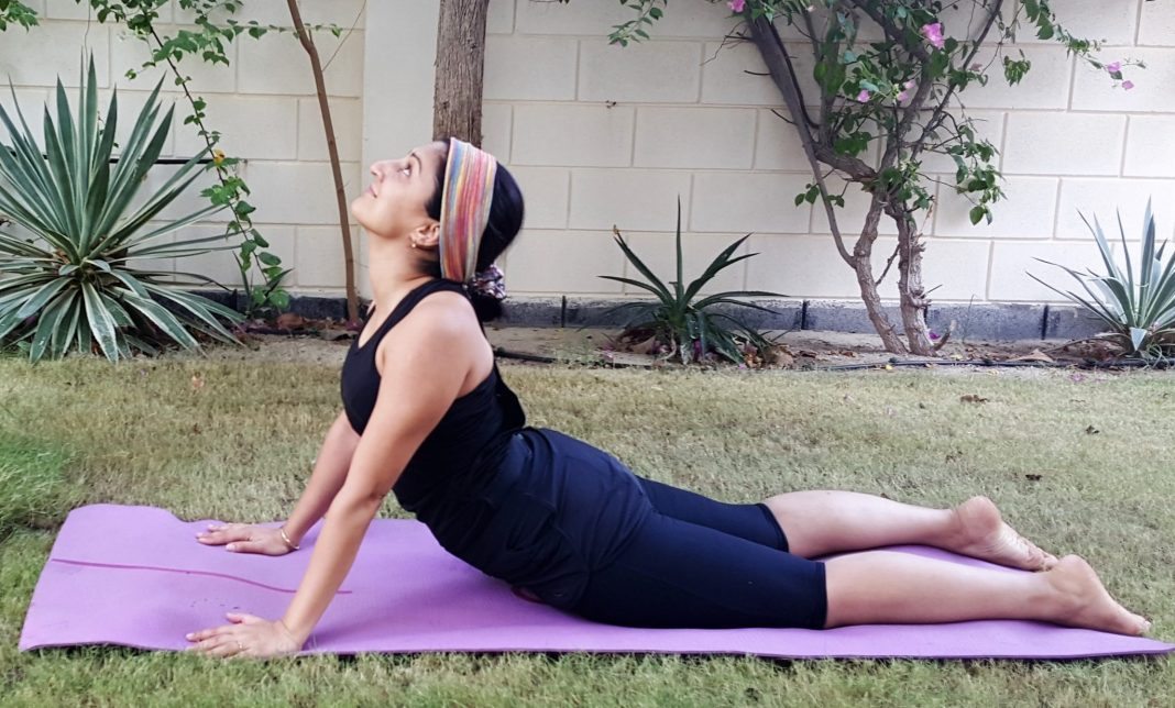 Cobra pose Yoga