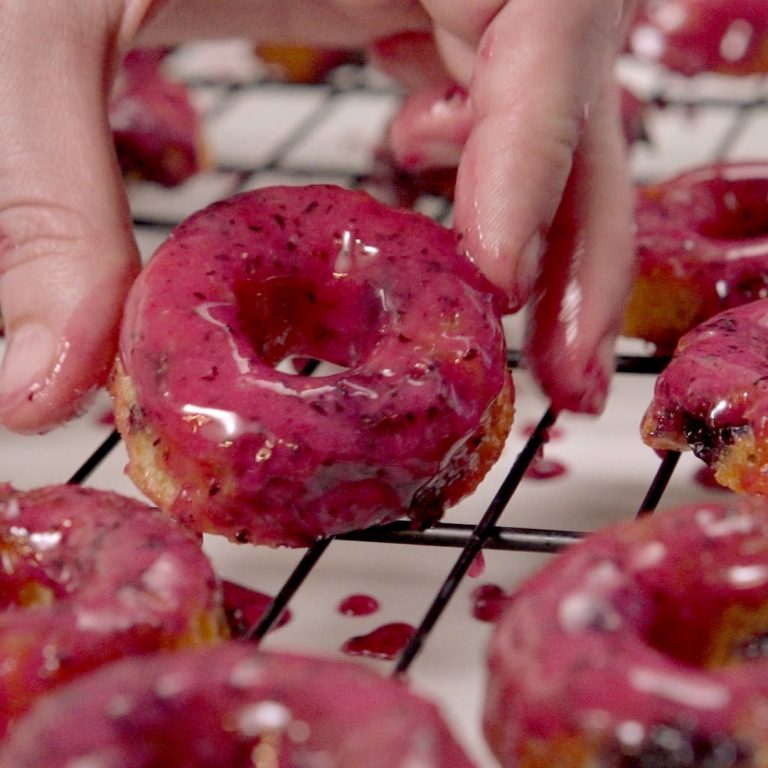 Blueberry Mini Donuts