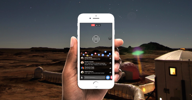 Facebook Live 360 video from NatGeo now, everyone next year