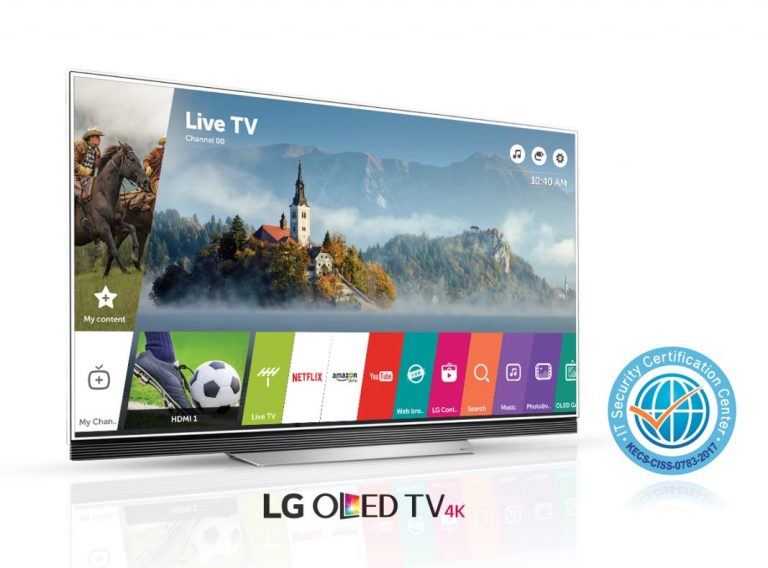 LG SMART TV EARNS CERTIFICATION FOR SECURITY EXCELLENCE