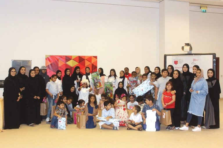 Al Mabarrah Al Khalifia Foundation’s Rayaat Students Organize a Fun-Filled Day for Al Sanabil Children