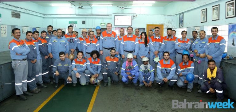 CEO Of Aluminium Bahrain B.S.C. (Alba) Visit Staff At The Production Sites In The Eid Al-Fitr Holiday