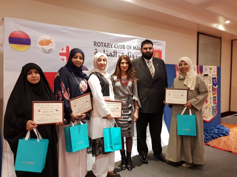 Manama Rotarians award Medical Professionals
