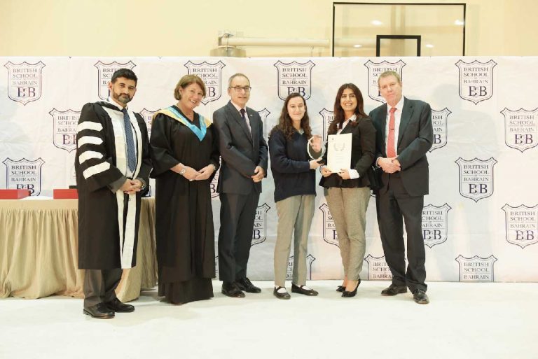 BRITISH SCHOOL OF BAHRAIN AWARDS TOP INTERNATIONAL GCSE PERFORMERS