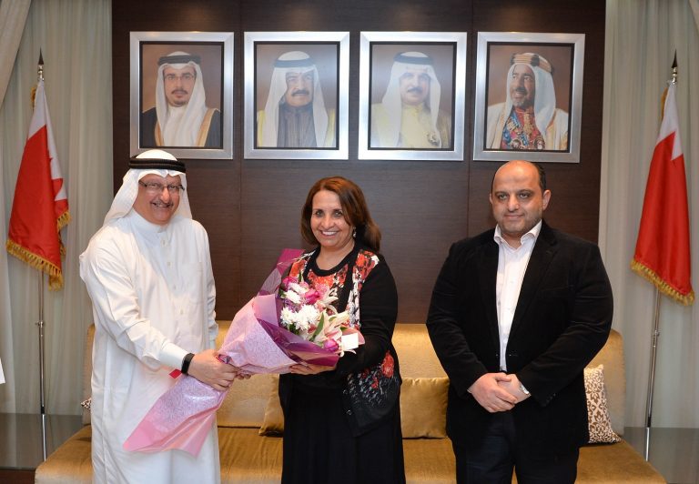 Shaikha Hayat awarded for Bahrain women win at AWST
