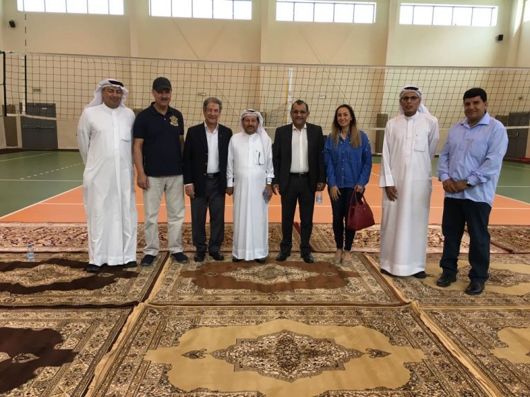 Rotary Club of Manama presents 60 pieces of carpet to Bani Jamra Cultural & Sports Club