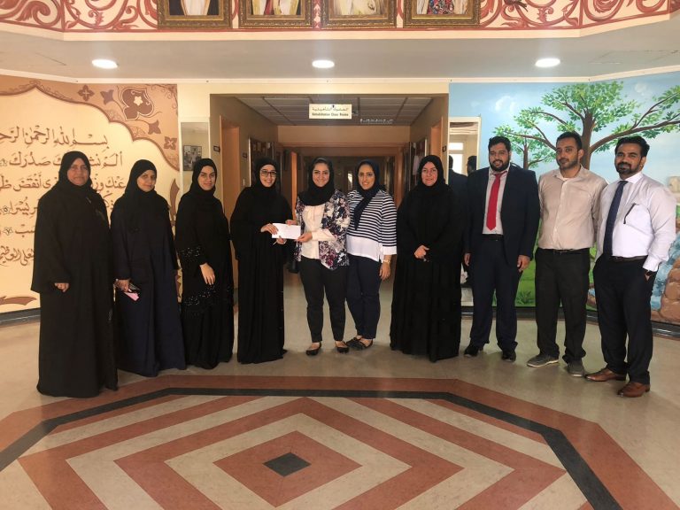Al Hilal Life employees visit the NBB Rehabilitation Home For Disabled Children