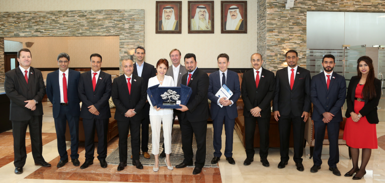 Alba welcomes the new French Ambassador to the Kingdom of Bahrain