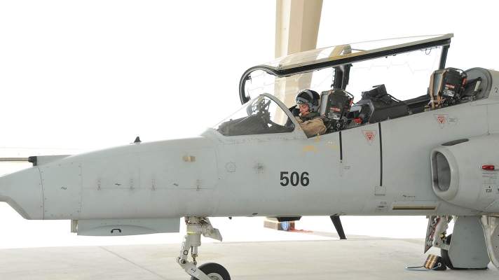First Bahraini Woman pilots warplane