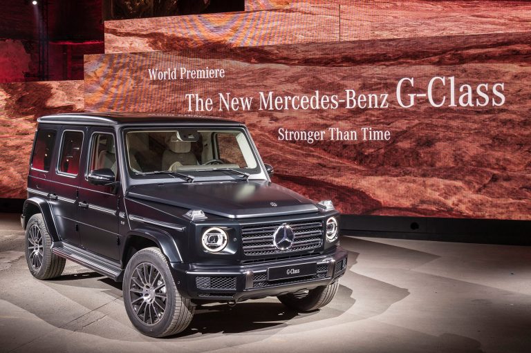 The new Mercedes-Benz G-Class arrives in style to the Middle East