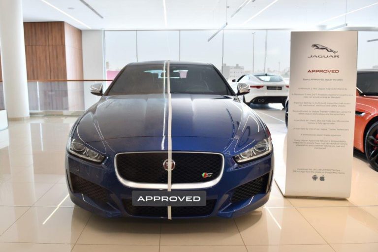 Euro Motors Display Reconditioned Jaguar and Land Rover Vehicles