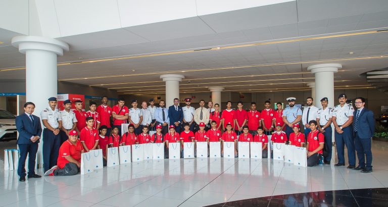 Royal Police Academy Summer Camp Students Visit Toyota Plaza
