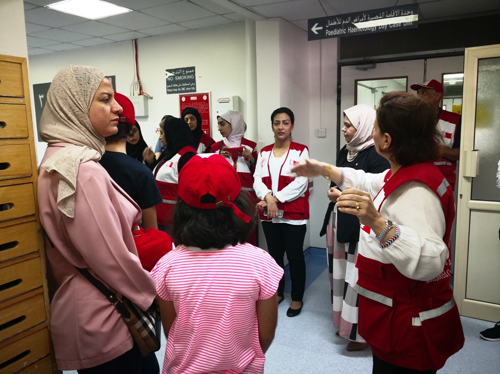 BRCS volunteers visit Patients and the elderly at EID 