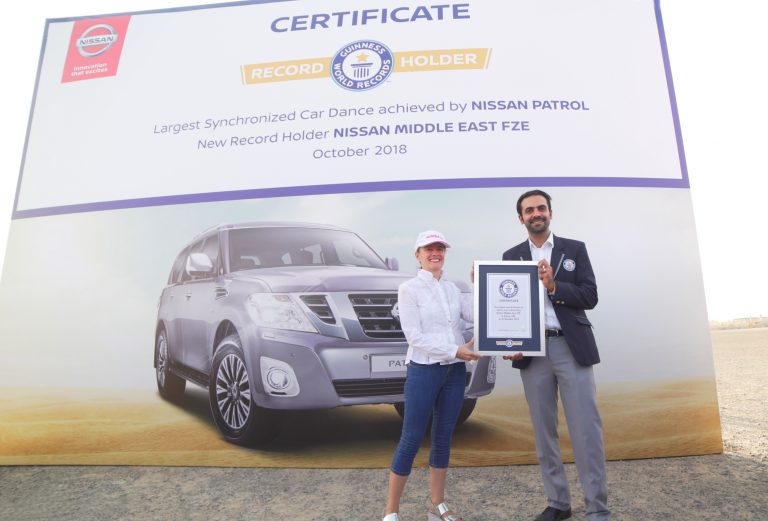 Nissan Patrol Breaks GUINNESS WORLD RECORDS title for Largest Synchronized Car Dance
