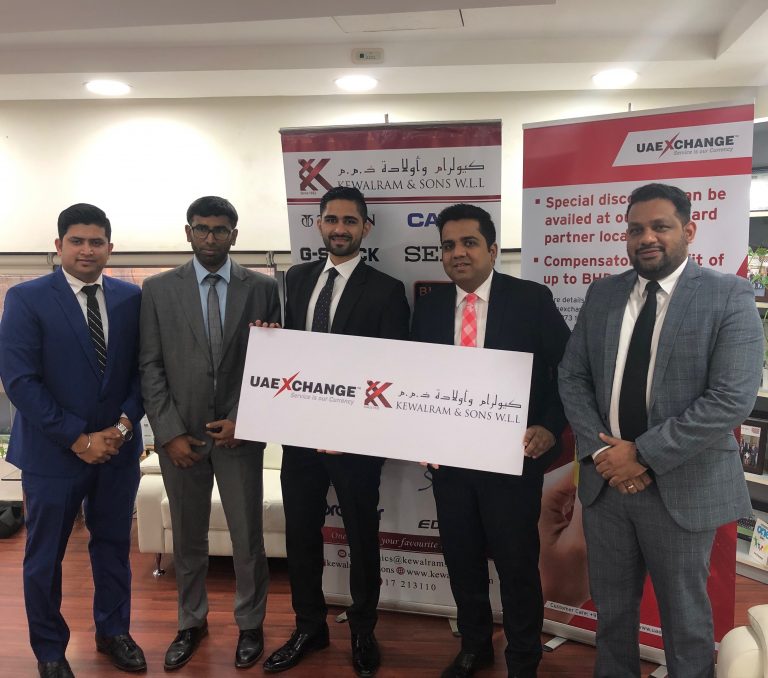 UAE Exchange ties-up with Kewalram & Sons Bahrain