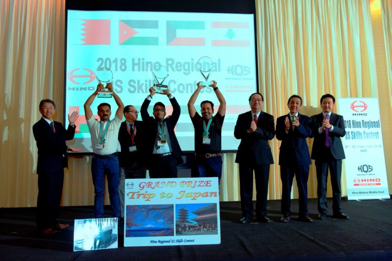 Motorcity named 2018 Distributor Champion at Hino Regional 3S Skills Contest