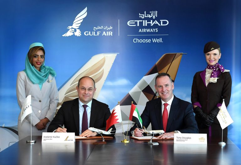 GULF AIR AND ETIHAD AIRWAYS SIGN CODESHARE AGREEMENT, STRENGTHENING TIES BETWEEN THE CARRIERS
