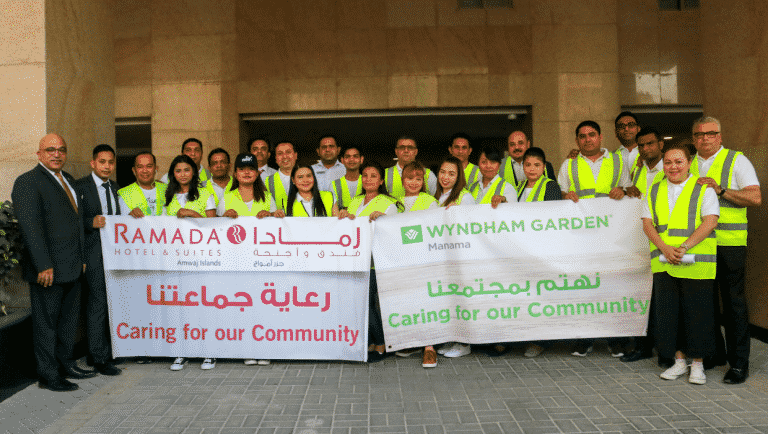 Ramada Hotel & Suites Amwaj Islands and Wyndham Garden Manama organizes a  Ramadan Charity Food Pack Distribution