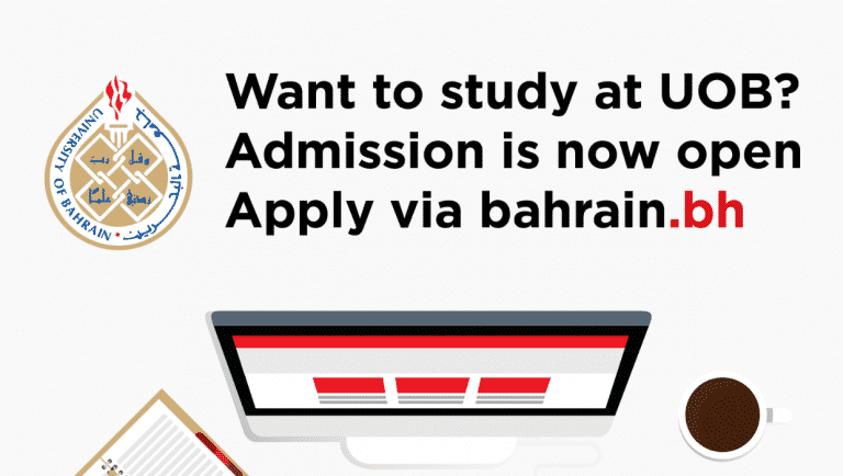 You’re clicks away from applying to University of Bahrain