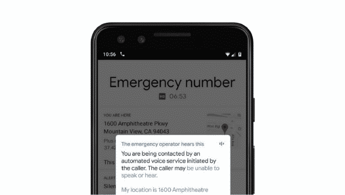 Emergency Calls Text to speech