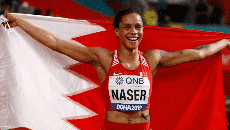 Bahraini Athlete Salwa Eid Naser Wins Gold Medal