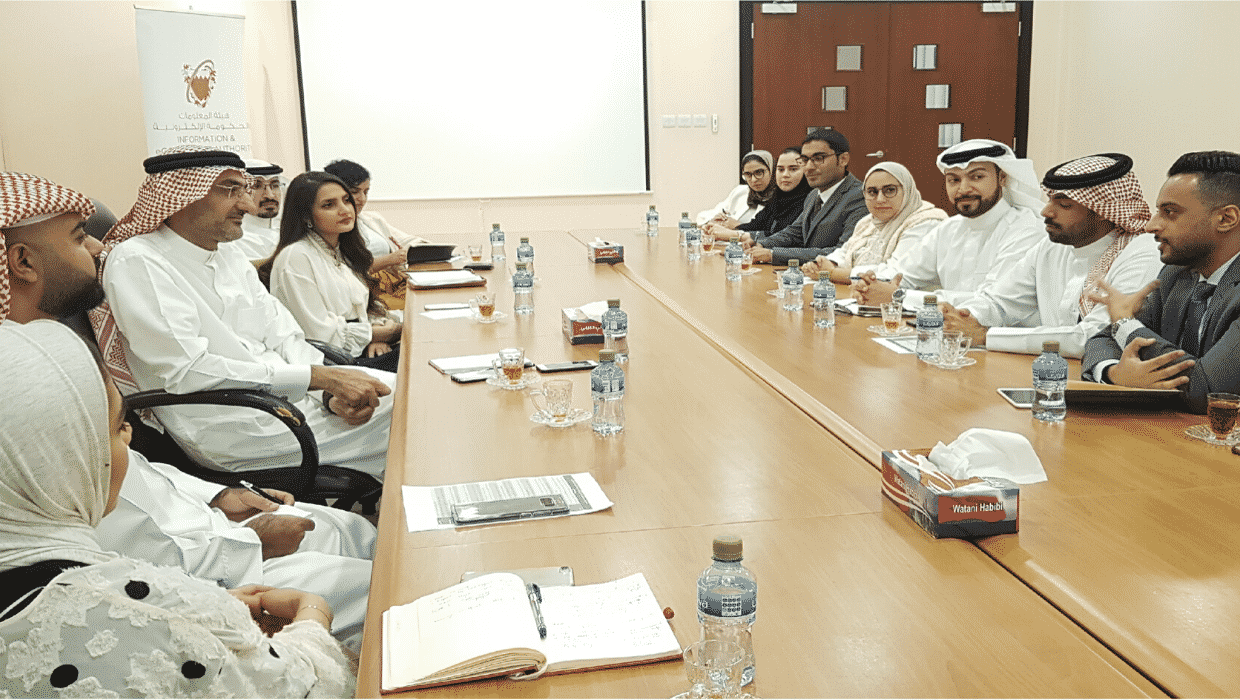 iGA Chief Executive, Mohammed Ali AlQaed meeting with participants of the 5th FDPM Fellowship program
