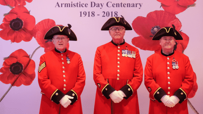 The Chelsea Pensioners at last year’s Poppy Ball