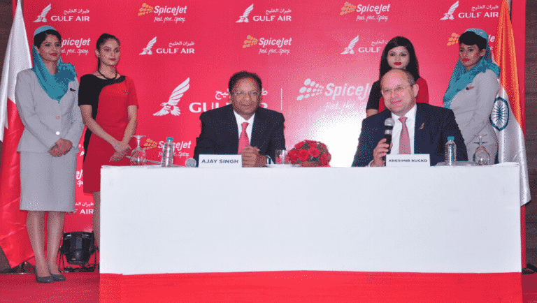 Gulf Air and SpiceJet Partnership