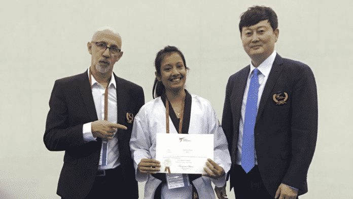 Indian School Physical Education Teacher Dipshikha Baruah Taekwondo Referee Certification