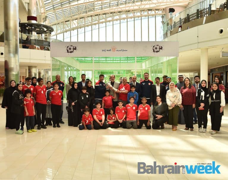 Seef Mall Hosts Bahrain’s National Football Team In Celebration of The Kingdom’s Sports Day