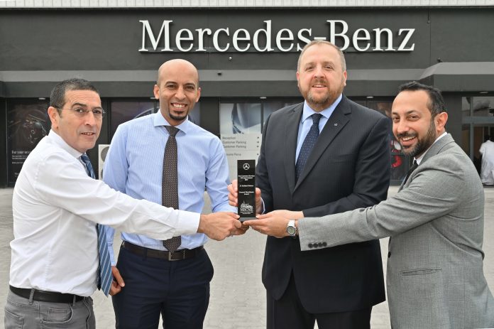 Al Haddad Motors MBCME Customer Services Award