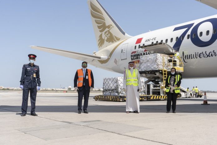Lulu Group Airlifts Food Consignment on Gulf Air
