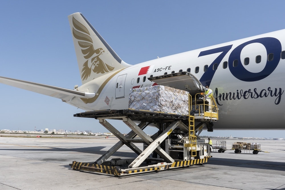 Lulu Group Airlifts Food Consignment on Gulf Air II