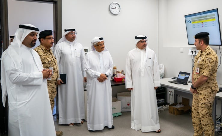 HRH Crown Prince visits the National Task Force for Combatting COVID-19 Operations Room