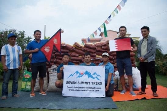 HH Shaikh Nasser assistance for Mount Everest Climb