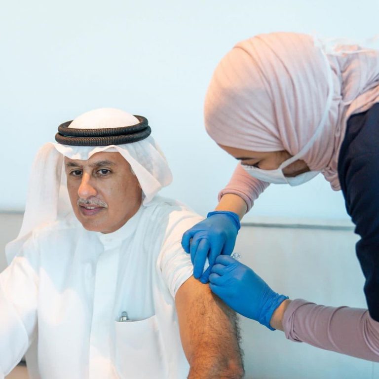 Health Ministers Receive COVID-19 Vaccine