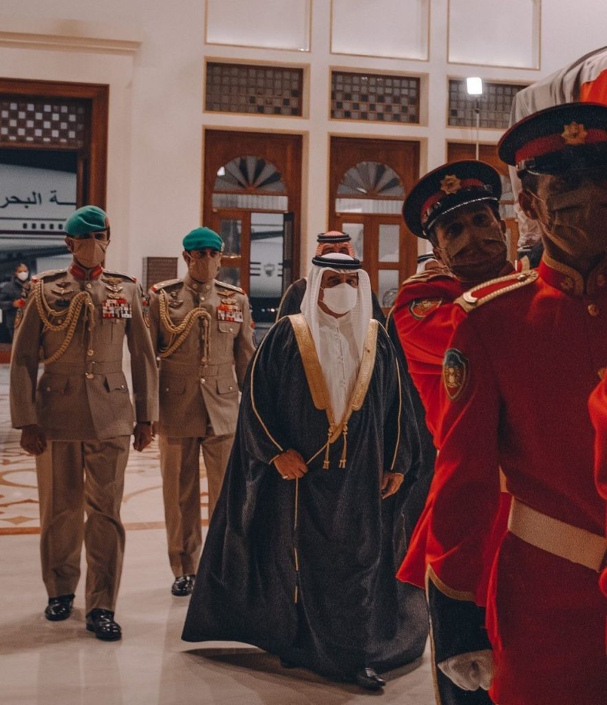 HM King Receives HRH Prince Khalifa remains