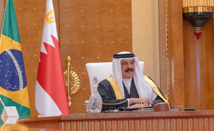 HM the King holds remote meeting with Brazilian president