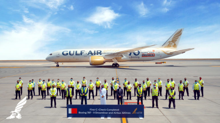 Gulf Air Carries Out First In-house C-Check on its Boeing 787-9 Dreamliner and Airbus A320neo