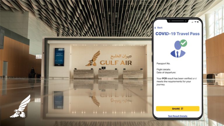 Gulf Air Begins IATA Travel Pass Trial on London, Athens and Singapore Flights