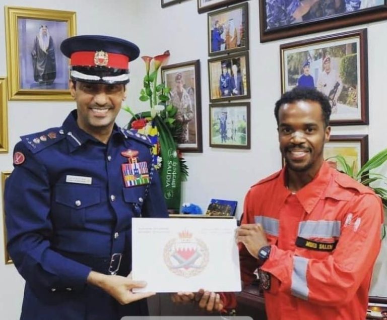 Bahraini Firefighter’s courage saves family from blazing fire