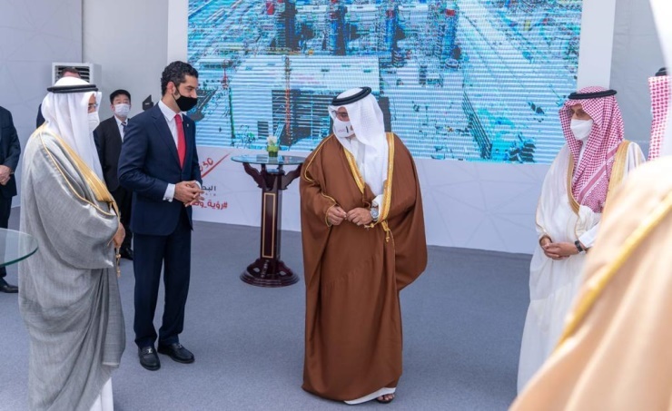 HRH the Crown Prince and Prime Minister inaugurates Al Dur phase 2 as it starts its operations