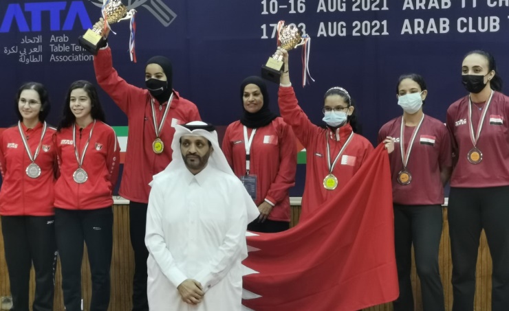 Bahrain bags gold medal in Arab Table Tennis Championship