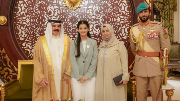 HM King receives Arab Child Parliament Speaker