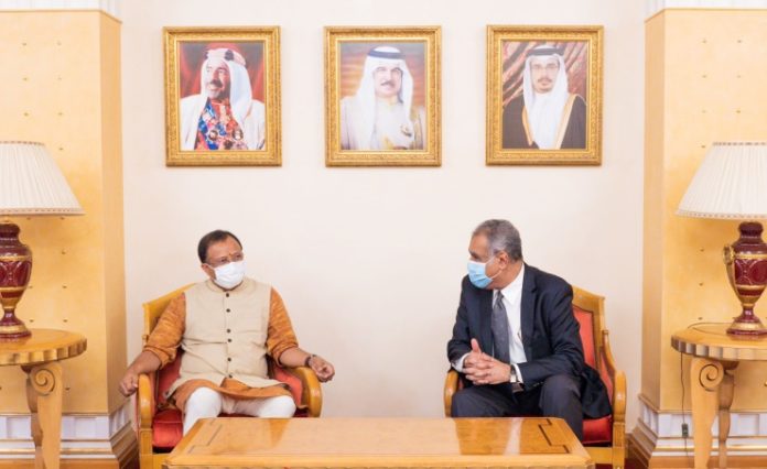 India’s Minister of State for External Affairs arrives in Bahrain