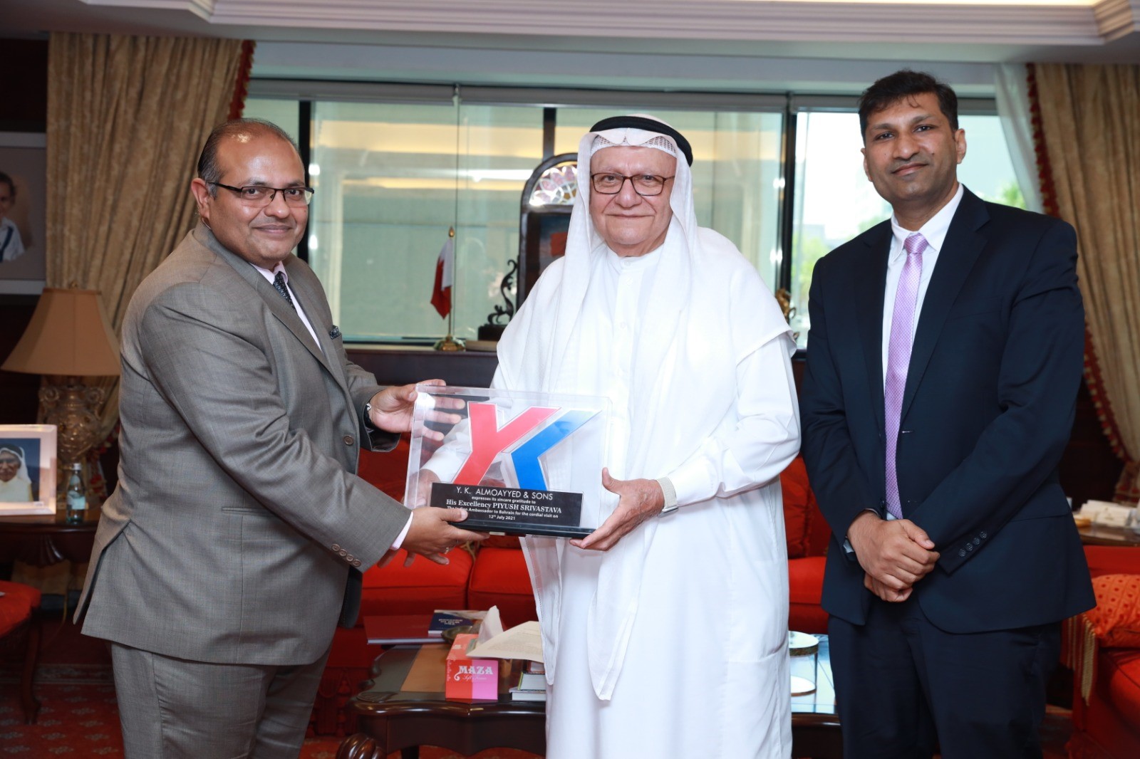 Y. K. Almoayyed & Sons Receives the Indian Ambassador
