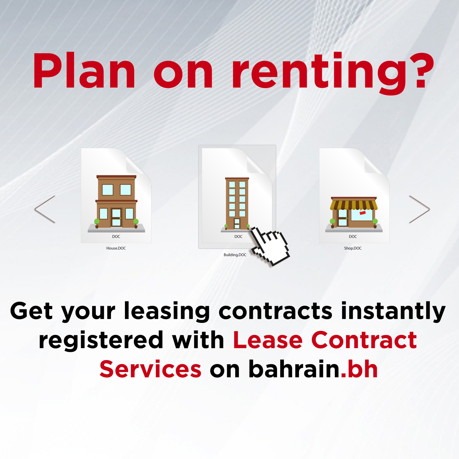 Register Your Lease Contract Quickly and Easily via Bahrain.bh!