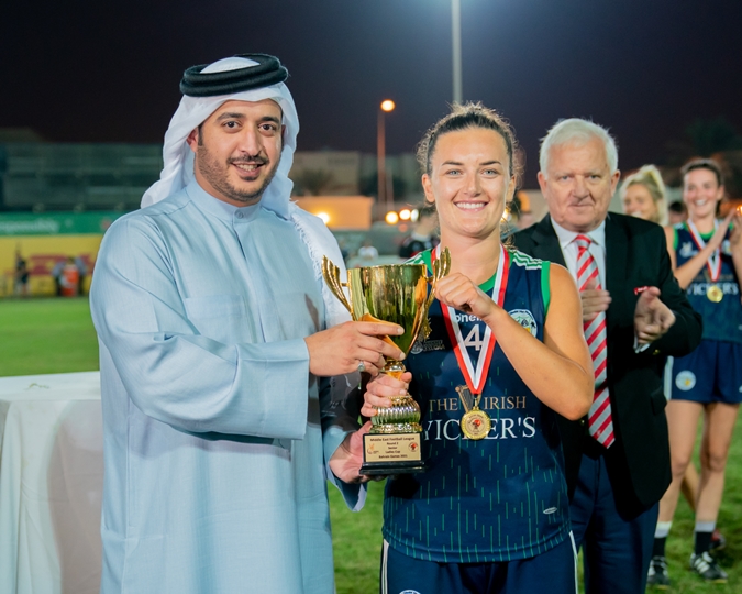 HH Sheikh Khalid bin Hamad attends the Finale of the 2021 Bahrain Rugby Games