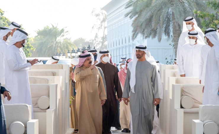 HM King meets with Abu Dhabi Crown Prince